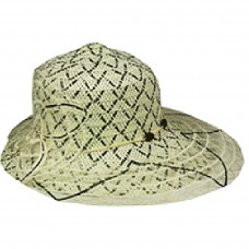 Silver Fever ® Mujer Summer Fancy Sun Hat Fits All Black & Beige 714983289061 eb-11561908